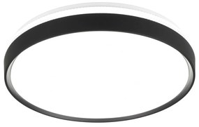 Черно-бяло LED осветително тяло за таван ø 47 cm Spacy – Trio