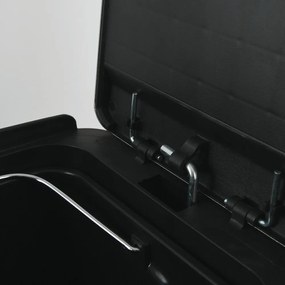 Стоманено кошче за боклук 2x20 l за рециклиране с педал в матово сребрист цвят Aliya – Spirella