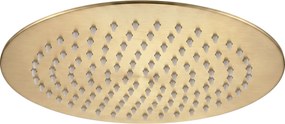 Кръгла душ глава REA JS-P014BG 25cm Brush Gold