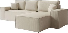 Ъглов диван Malaga mini I-Ekrou-Right