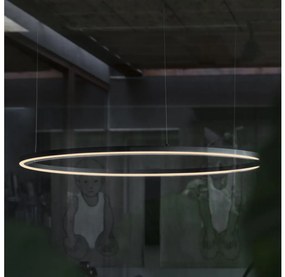 Ideal Lux - LED Пендел ORACLE SLIM LED/38W/230V 3000K Ø 70 см черен