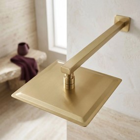 Квадратен душ пита REA JS-P015BG 25cm Brush Gold