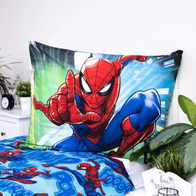 Единично детско памучно спално бельо 140x200 cm Spider-man – Jerry Fabrics