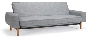 Сив разтегателен диван със свалящо се покривало Twist Granite Mimer - Innovation