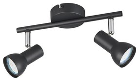 Черен прожектор ø 8 cm Cantar – Trio