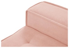 Розов ъглов диван (десен ъгъл) Mike - Micadoni Home