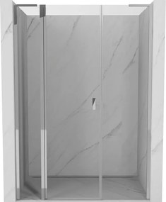 Mexen Mist L душ кабина с отваряеми врати 160 см, прозрачна, хром - 8A4L-160-001-01-00