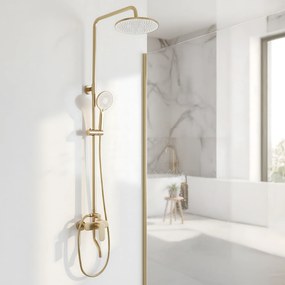 Комплект за душ REA DROP Brush Gold