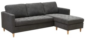 Тъмносив ъглов диван Firenze - House Nordic