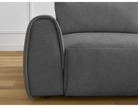 Сив ъглов диван Aden – Bobochic Paris