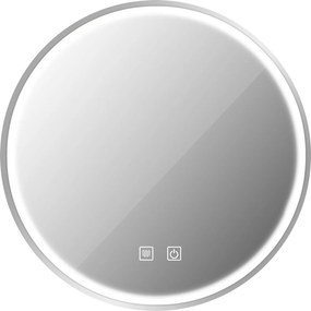Огледало LED 60cm MMJ BRUSH SILVER