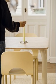 Трапезна маса с дъбов плот 80x140 cm Meko – noo.ma