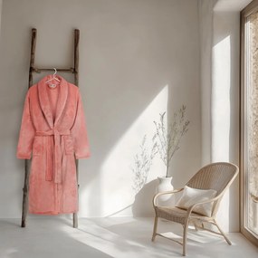 Розова хавлия от микроплюш XL/XXL Polyvelvet – Good Morning