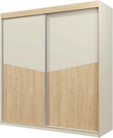 Гардероб Aston I с плъзгащи-Gkri Anoixto-Fusiko