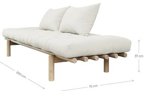 Кафяв диван 200 cm Pace - Karup Design