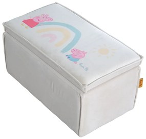 Бяла детска пейка Peppa Pig – Roba