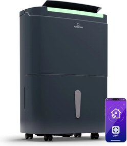 Klarstein DryFy Connect Smart 30 Влагоуловител WiFi Компресен 30л / d 50-60 м² Бял