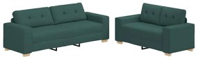 3324715 vidaXL Комплект дивани 2 pcs Жълто 221 x 78 x 80 см. Тъкан
