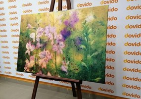 Картина на платно – Акварелна рисунка на планинско растение
