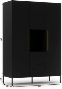 Гардероб Lazzy II-Black