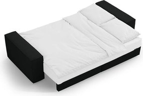 Черен разтегателен диван от букле 247 cm Jodie – Micadoni Home