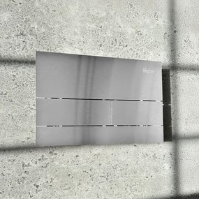 Бутон за тоалетна K011A-Q  и Slim024N Rea T Brush Steel