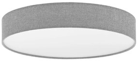 Сиво LED осветително тяло за таван с текстилен абажур ROMAO – EGLO
