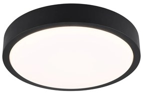 Черно LED осветително тяло за таван ø 40 cm Iseo - Trio