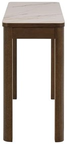 Конзолна маса с керамичен плот в бежов и тъмнокафяв цвят 40x100 cm Southampton – Actona