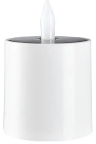 Бяла външна слънчева LED свещ , височина 7,3 см Saul - Star Trading