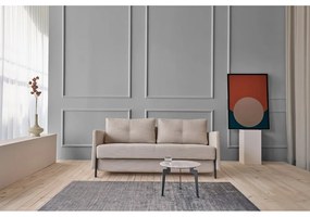 Бежов разтегателен диван с подлакътници , 140 см Cubed - Innovation