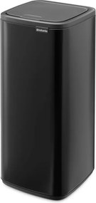 Кош за боклук Brabantia Bo Touch 1010140, 30 л, Плавно и безшумно отваряне, Голям отвор, Черен