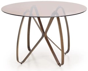 Маса и столове за трапезария Houston 42476cm, 88 kg, Брой места: 4, Кръгъл, Стил: Модерен