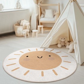 Детски килим подходящ за пране ø120 cm Sunny World – Mila Home