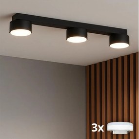 BRILAGI - LED точково осветително тяло MONO 3xGX53/30W/230V черно