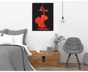 Стенопис върху платно Танго, 30 x 40 cm - Wallity