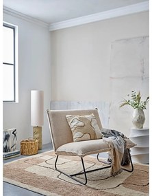 Подова лампа с текстилен абажур в естествен цвят (височина 110 cm) Payah – Bloomingville