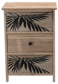 Комод ZOFIA с 3 чекмеджета - бохо дизайн, 40 x 29 x 58 cm