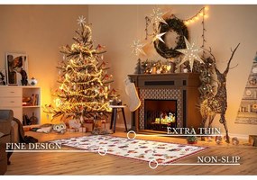 Червена пътека с коледен мотив 80x200 cm Red Christmas – Villeroy&amp;Boch