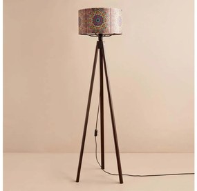 Подова лампа AYD 1xE27/40W/230V кафява/многоцветна