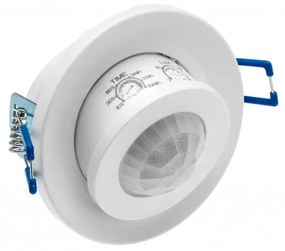 GTV CR-CR15000-00 CR-15 Датчик движение, луна ф62, max.800W, LED, 360*, R8m, IP20 бял