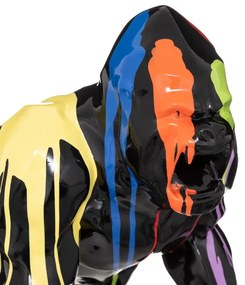 Статуя atmosphera Gorilla, 40 см, Черна смола