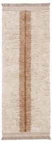 Памучна пътека в тухлен и бежов цвята 80x230 cm Duetto Toffee – Lorena Canals