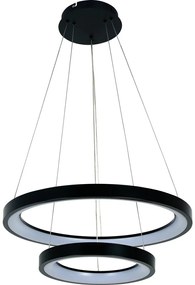 Brilagi - димируем LED полилей на кабел FALCON SLIM LED/68W/230V Ø 50 см черен +ДУ