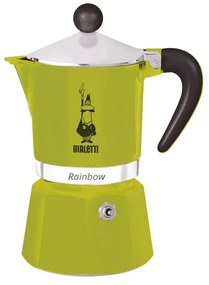 Италианска Кафеварка Bialetti Rainbow Зелен Метал Алуминий Термопластичен 270 ml