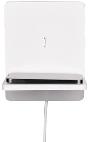 Бяла LED затъмняваща се стенна лампа Fairfield – Trio