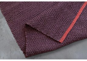 Пътека от юта в цвят бордо 80x245 cm Notes – Mette Ditmer Denmark