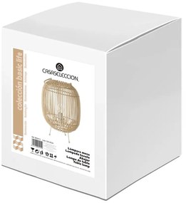 Ратанова настолна лампа - Casa Selección