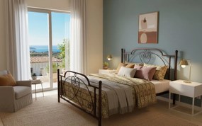 Легло Ellie-140x190-Brown Σφυρίλατο-Με ποδαρικό