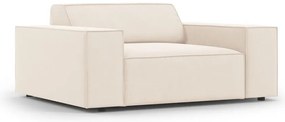 Бежово кадифено кресло Jodie – Micadoni Home